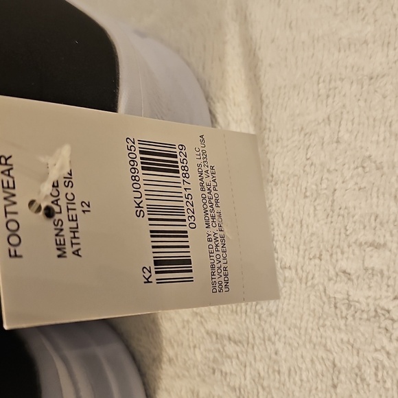 NEW Pro Player Men's Lace Up Athletic Shoe Size 12 Black/White - Picture 6 of 11